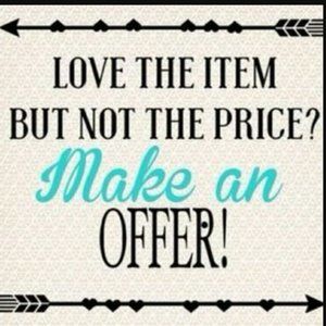 Reasonable offers accepted!